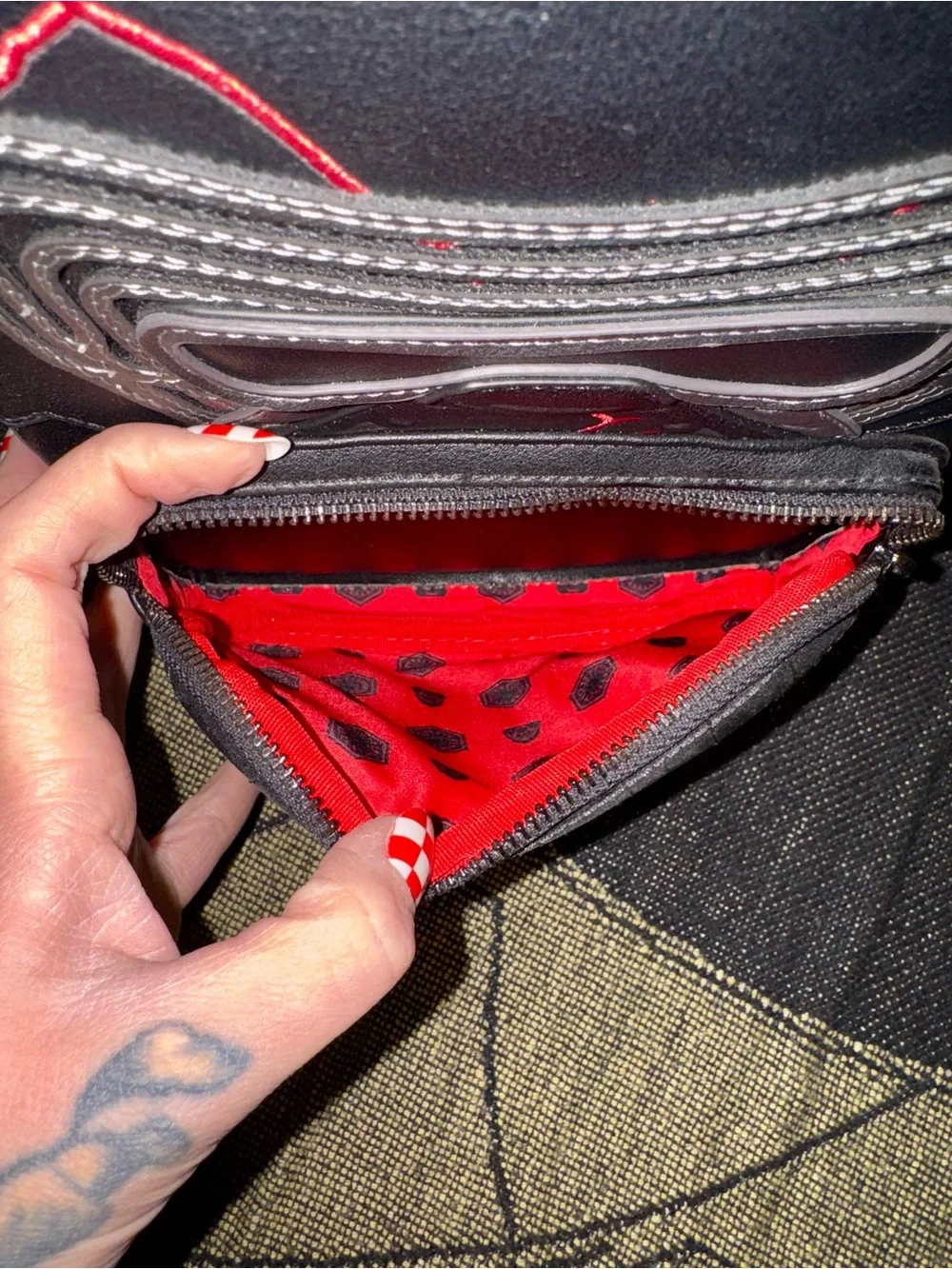Loungefly Star Wars Kylo Ren Black, Gray & Red Mini Backpack